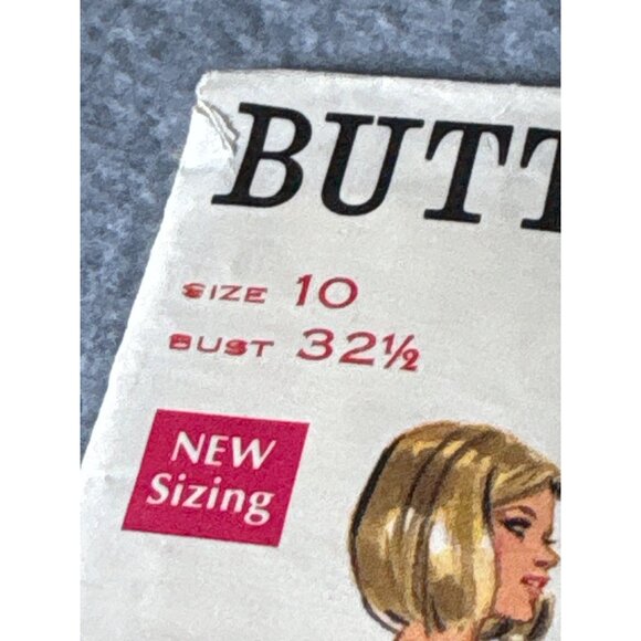 Butterick 5111 Misses Blouse Sewing Pattern Size 10 1/2 Retro 60s Style Vintage - Picture 2 of 4